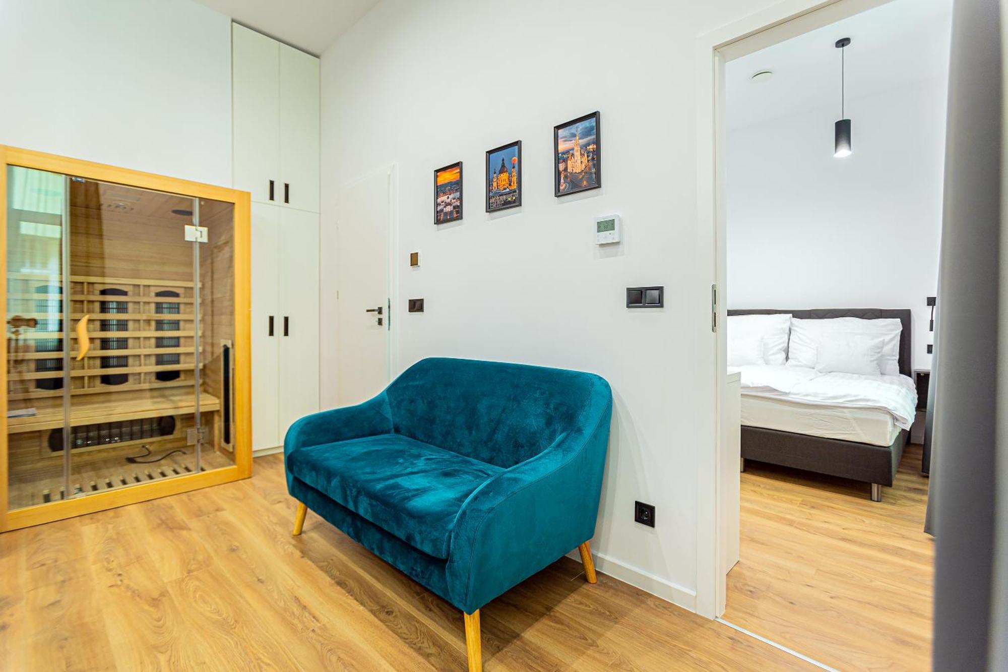 Deluxe4 Apartment With 2 Rooms Next To The Synagogue Free Air Conditioner, Sauna บูดาเปสต์ ภายนอก รูปภาพ
